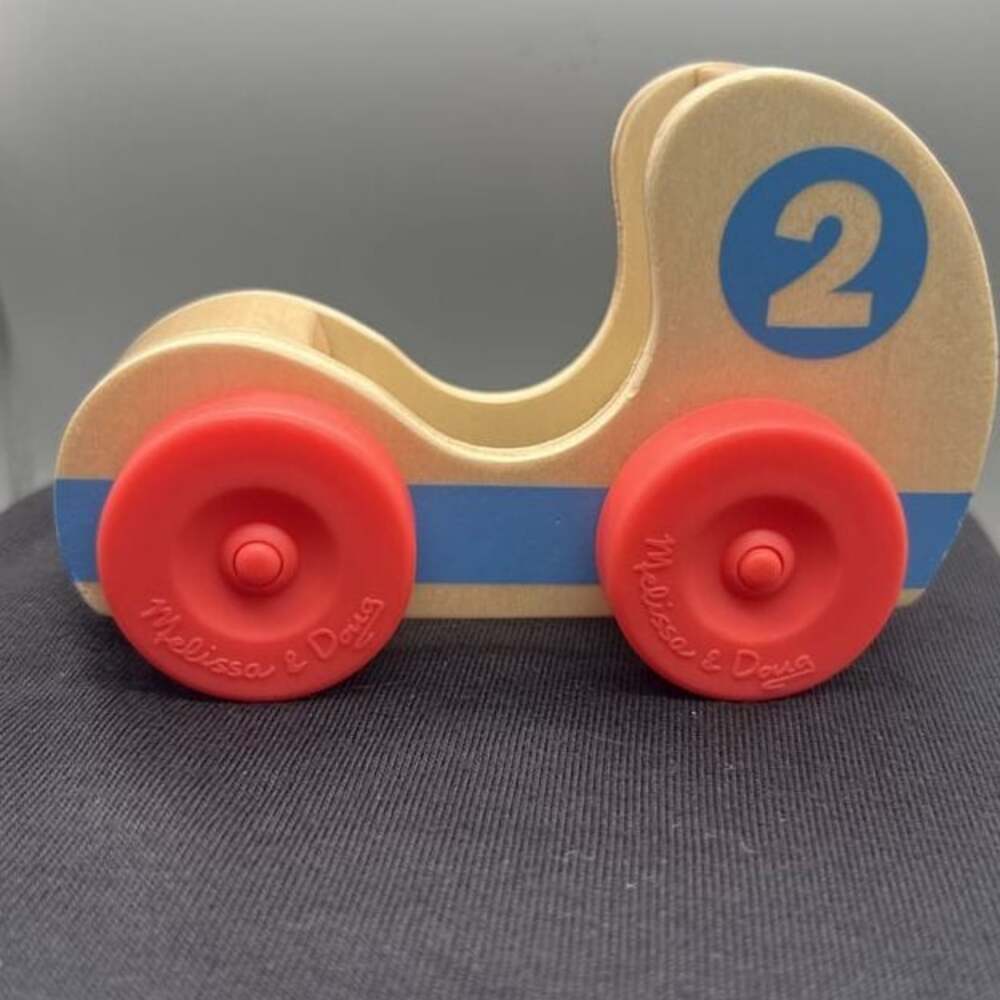 Melissa & Doug GO Tots Wooden Race Cars